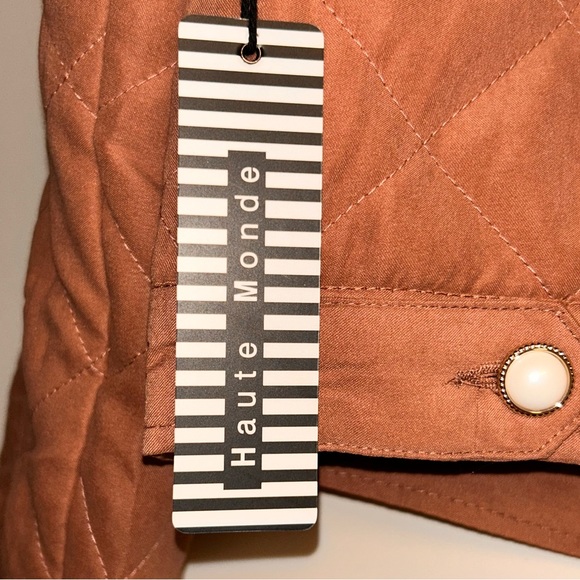 🟤Quilted soft Pearl button jacket⚪️ - Picture 6 of 6